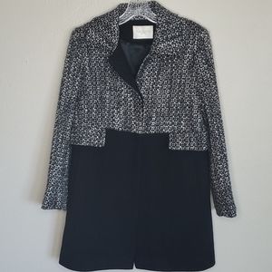 Fleurette Wool Blend Colorblack Jacket Size 8P